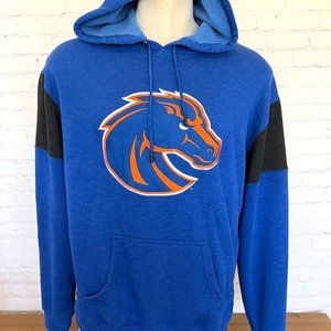 NFL Boise State Broncos Hoodie Sweatshirt - Like New - Embroidered - Size Large